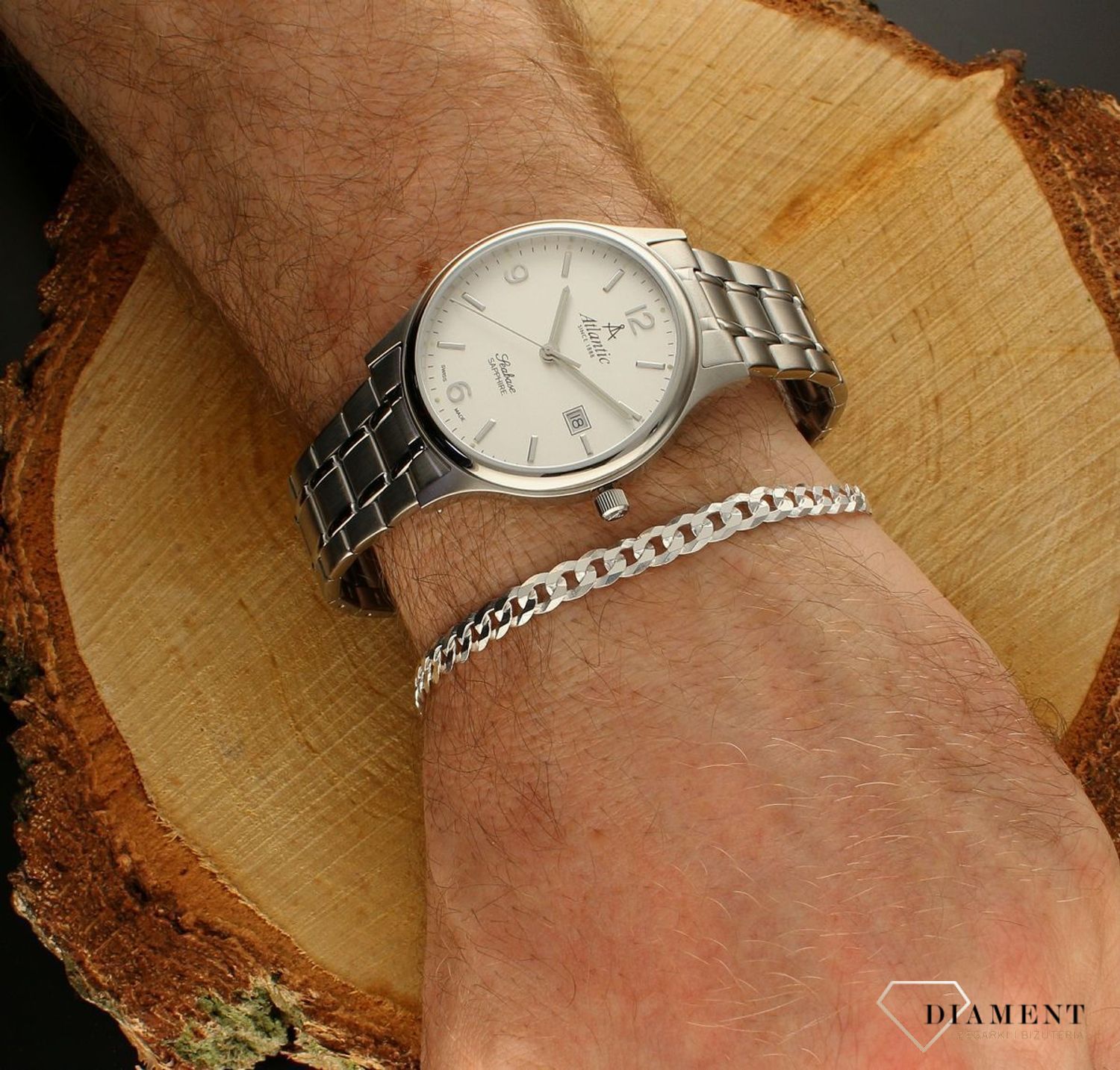 Bransoleta srebrna 925 pancerka 5 mm DIA-BRA-702607-150-925 5mm. Bransoletka wykonana jest z najwyższej próby srebra 925 o splocie pancerki. Bransoletka srebrna o wadze 7,00 gram, długości 21 cm oraz szerokości 5 mm (3).jpg